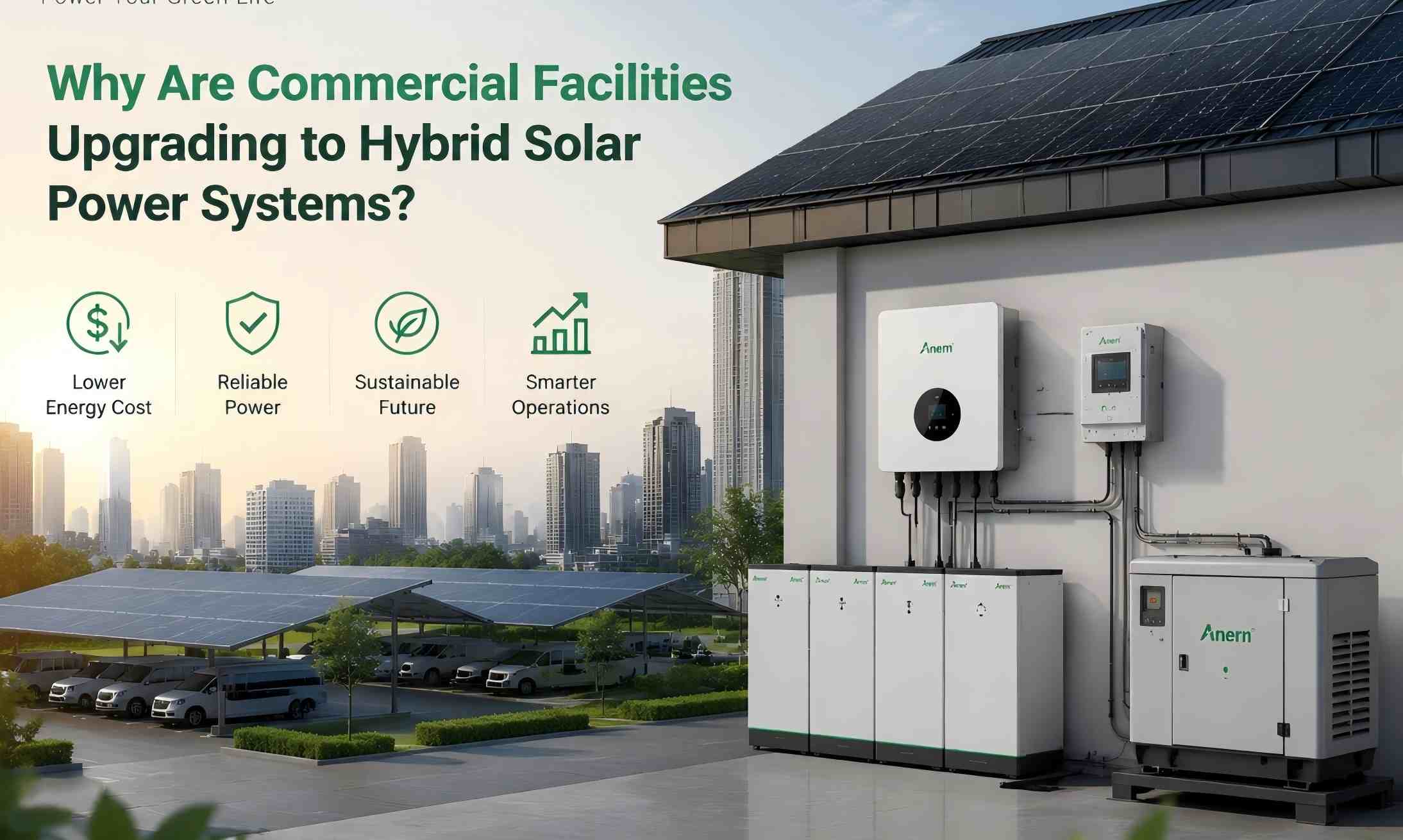 Perché le strutture commerciali stanno passando a sistemi di energia solare ibridi?